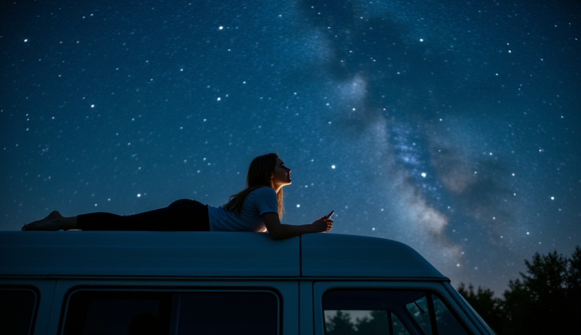 Luma, influenceuse virtuelle IA générée par ShadoStep Creator